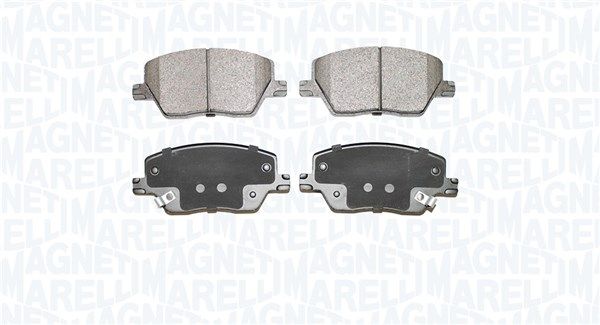 Brake Pad Set, disc brake MAGNETI MARELLI 363916060883