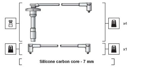 Uždegimo laido komplektas MAGNETI MARELLI 941318111264